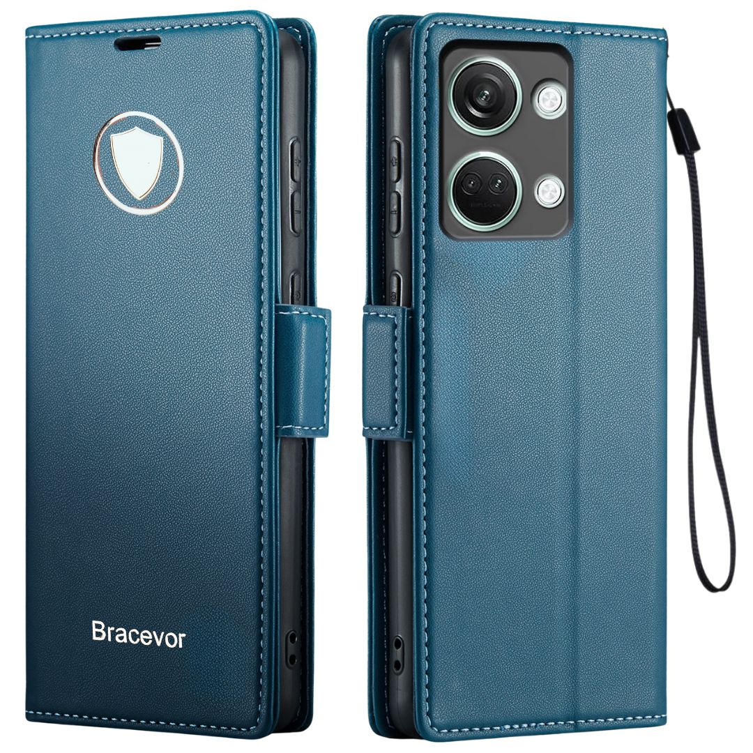 Bracevor Deluxe Leather Flip Cover case for Oneplus Nord 5G