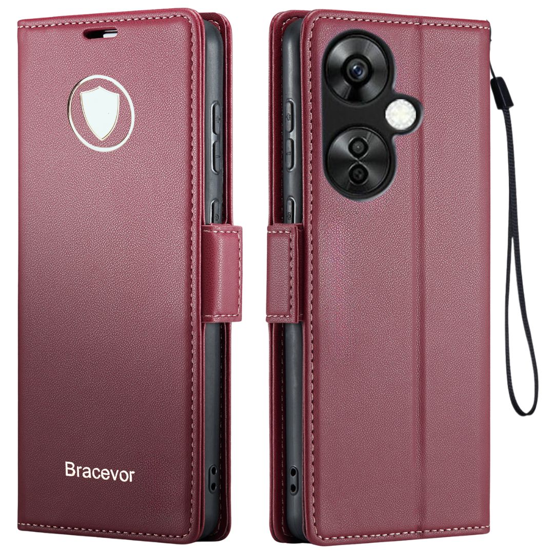 Bracevor Premium Design Flip Cover case for Oneplus Nord CE Lite