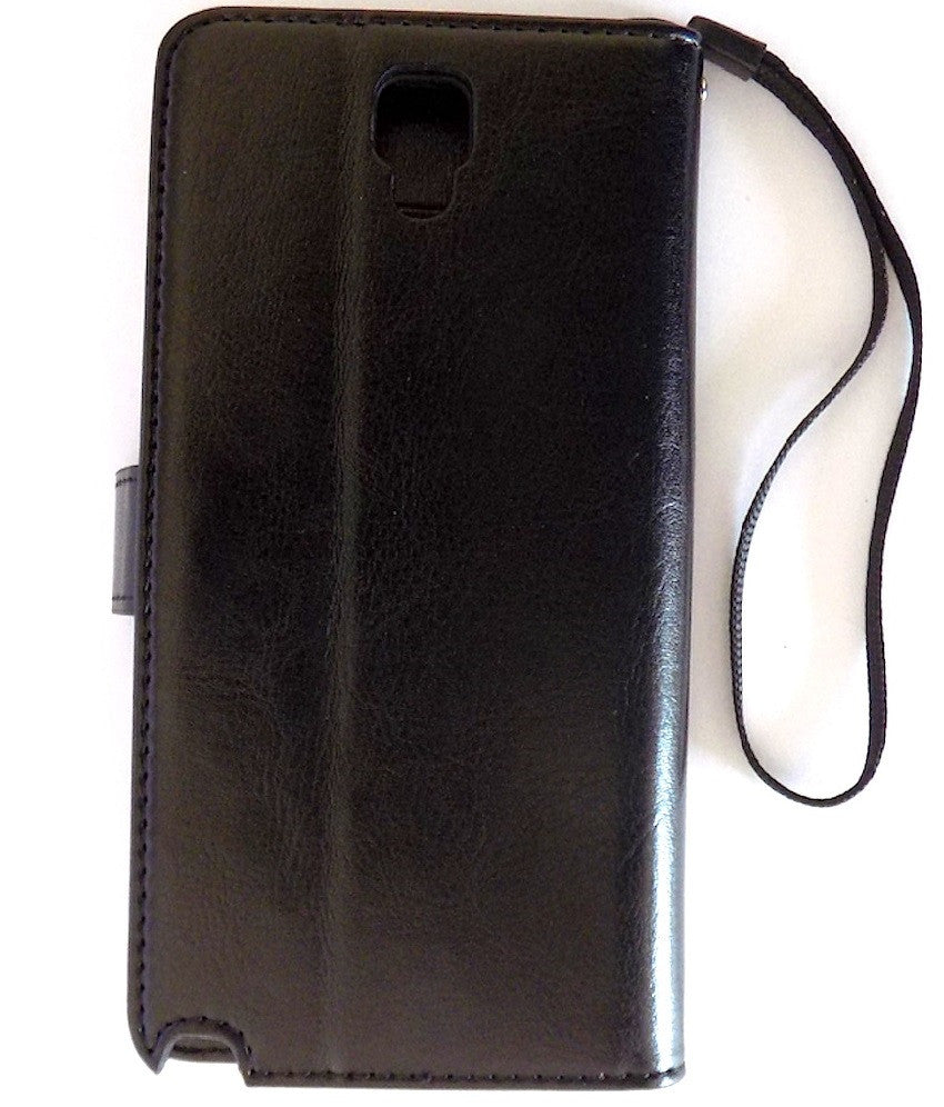 Bracevor Deluxe Black Samsung Galaxy Note 3 Neo Wallet Leather Case 2