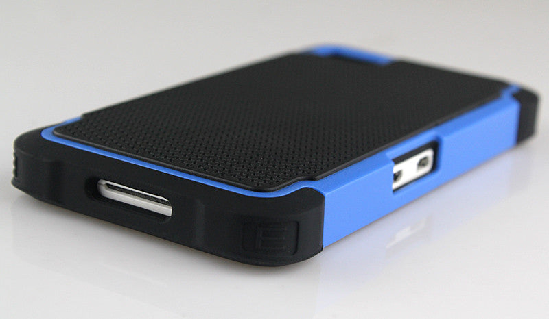 Bracevor Triple Layer Defender Back Armor Case Cover for Blackberry Z10 - Blue