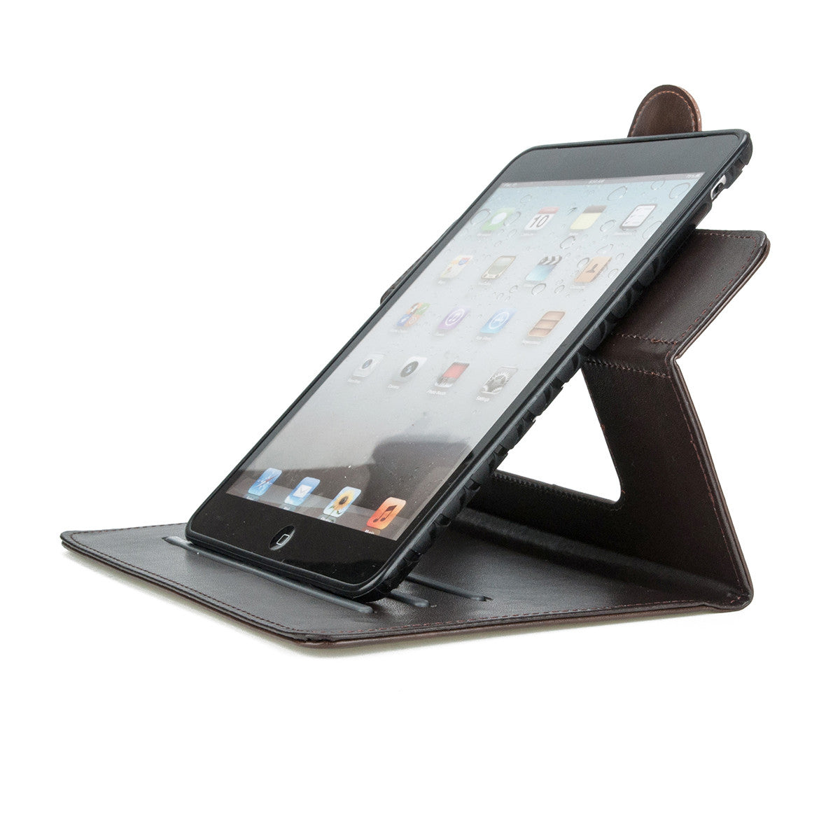Bracevor Premium Smart Leather Case for Apple iPad mini 1 2 3 - Brown