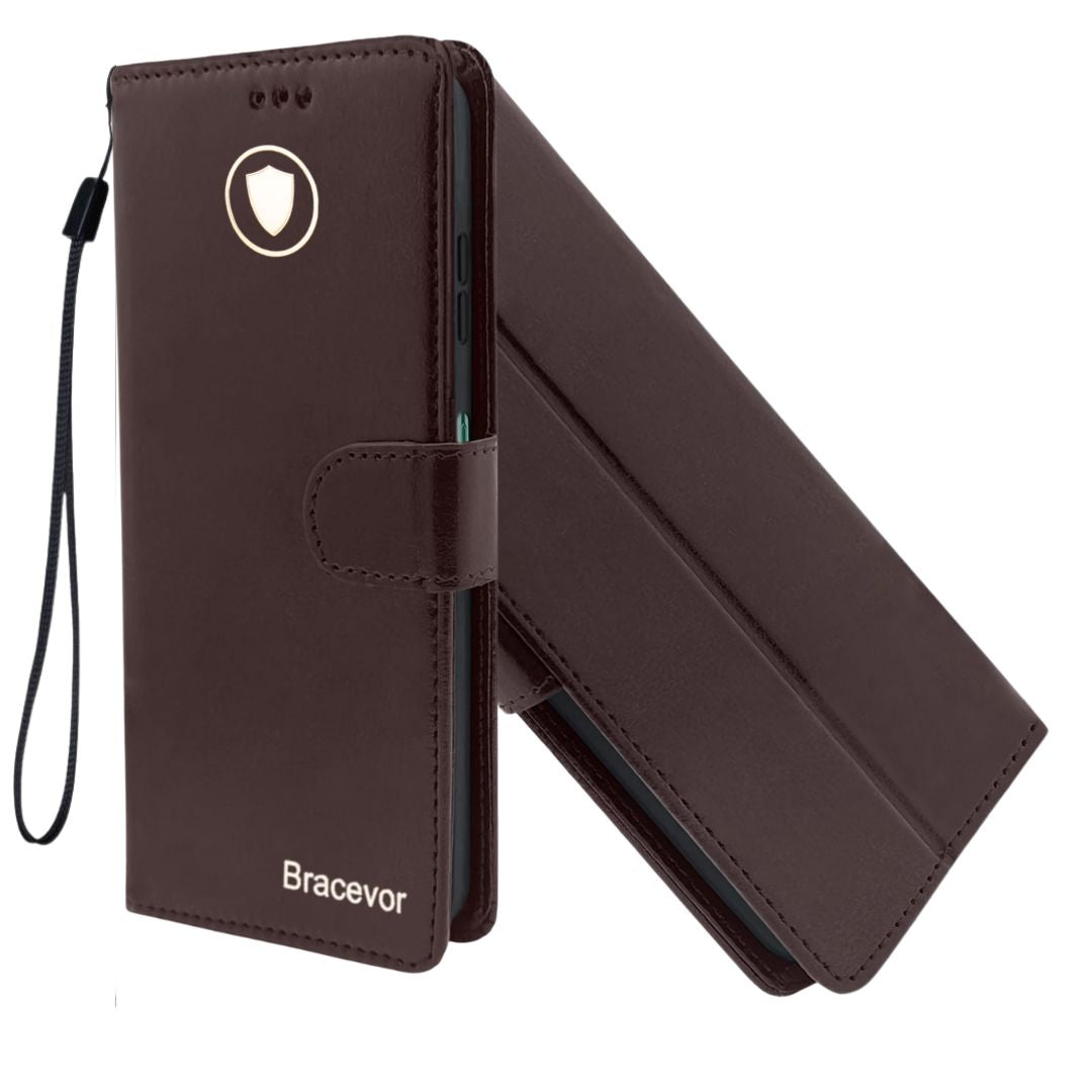 Mobile Phone Cover Realme Pro Wallet Case Bracevor Premium Design