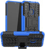 Bracevor Shockproof Samsung Galaxy M31 | M30s | M21 | F41 | M31 Prime Hybrid Kickstand Back Case Defender Cover - Blue