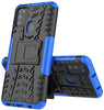 Bracevor Shockproof Samsung Galaxy M31 | M30s | M21 | F41 | M31 Prime Hybrid Kickstand Back Case Defender Cover - Blue