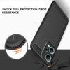 Bracevor Back Cover for Xiaomi Redmi Note 12 (Black) | Brushed Texture | Rugged Armor Cover