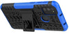 Bracevor Shockproof Samsung Galaxy M31 | M30s | M21 | F41 | M31 Prime Hybrid Kickstand Back Case Defender Cover - Blue