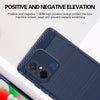 Bracevor Back Cover for Xiaomi Redmi 12C (Black) | Brushed Texture | Rugged Armor Cover