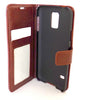 Bracevor Executive Brown Samsung Galaxy S5 Wallet Leather Case 3