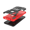 Bracevor Shockproof Xiaomi Redmi Note 6 Pro  Hybrid Kickstand Back Case Defender Cover - Red