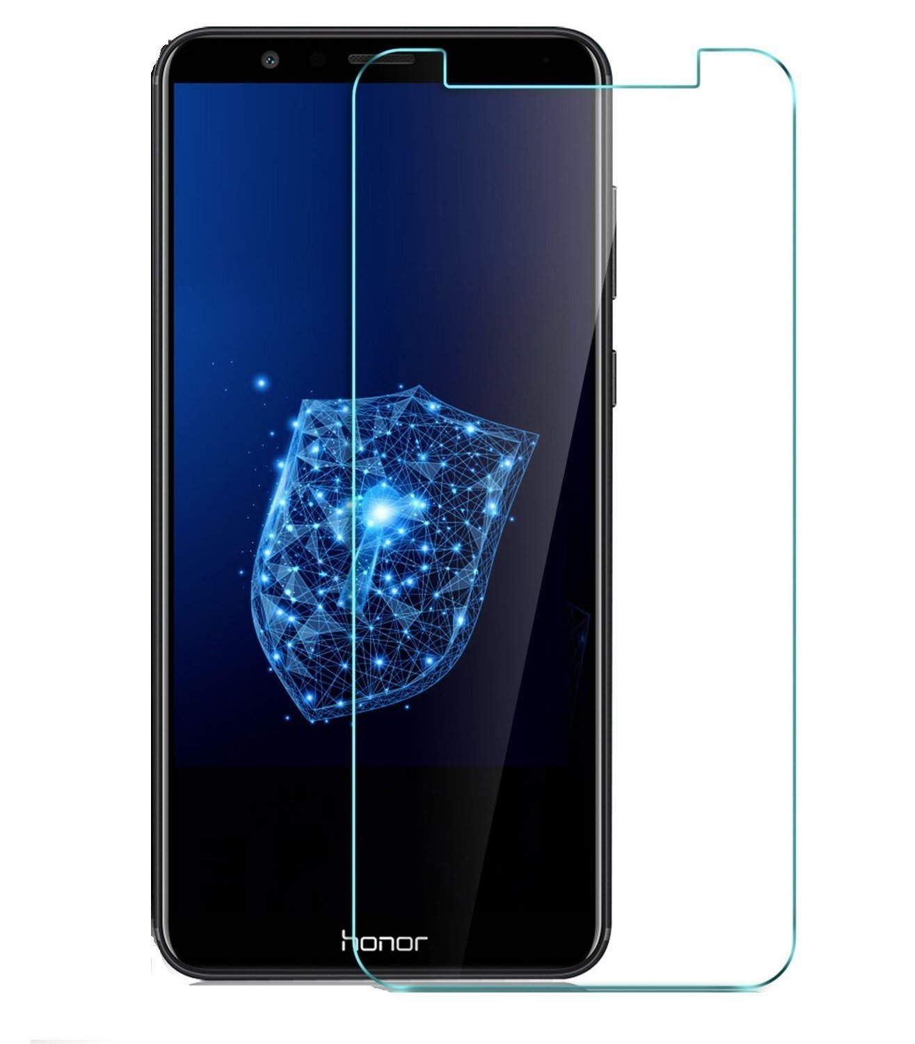 Huawei Honor 7x Tempered Glass Edge to Edge Screen Guard protector - Transparent