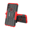 Bracevor Shockproof Xiaomi Redmi Note 6 Pro  Hybrid Kickstand Back Case Defender Cover - Red