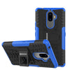 Bracevor Shockproof Lenovo K8 Plus Hybrid Kickstand Back Case Defender Cover - Blue