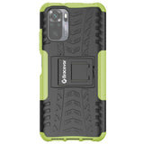 Bracevor Shockproof Xiaomi Redmi Note 10 / Xiaomi Redmi Note 10S Hybrid Kickstand Back Case Defender Cover - Military Green