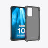 Bracevor Flexible Shockproof TPU Cushioned Edges for Xiaomi Redmi 10 Prime (Grey)