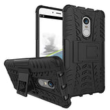 Bracevor Shockproof Xiaomi redmi note 4 Hybrid Kickstand Back Case Defender Cover - Black