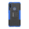 Bracevor Shockproof Mi Redmi Note 5 Pro Hybrid Kickstand Back Case Defender Cover - Blue