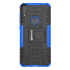 Bracevor Shockproof Asus ZenFone Max Pro M1 Hybrid Kickstand Back Case Defender Cover - Blue