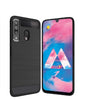 Bracevor Back Cover for Samsung Galaxy M30 (Black) | Brushed Texture | Rugged Armor Cover