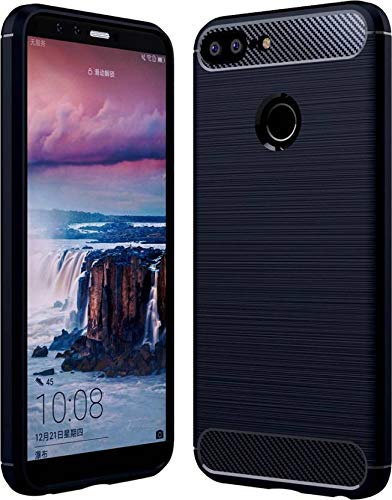 Bracevor Back Cover for Honor 9N (Black) | Brushed Texture | Rugged Armor Cover