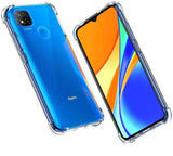 Bracevor Flexible Shockproof TPU Cushioned Edges for Xiaomi Redmi 9 (Transparent)