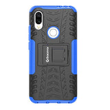 Bracevor Shockproof Xiaomi Redmi 7 | Redmi Y3 Hybrid Kickstand Back Case Defender Cover - Blue