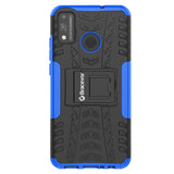 Bracevor Shockproof Honor 8X Hybrid Kickstand Back Case Defender Cover - Blue