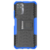 Bracevor Shockproof Xiaomi Redmi Note10/Xiaomi Redmi Note10S Hybrid Kickstand Back Case Defender Cover - Blue