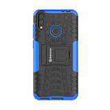 Bracevor Shockproof Honor 8C Hybrid Kickstand Back Case Defender Cover - Blue