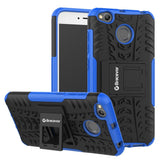 Bracevor Shockproof Xiaomi redmi 4 Hybrid Kickstand Back Case Defender Cover - Blue