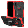 Bracevor Shockproof Xiaomi Redmi Note 7 |7 Pro | Note 7S Hybrid Kickstand Back Case Defender Cover - Red