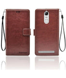 Bracevor Premium Leather Case Inner TPU, Wallet Stand Flip Cover For Lenovo Vibe K5 Note(Executive Brown)
