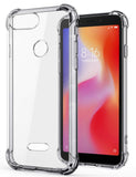 Bracevor Flexible Shockproof TPU Cushioned Edges for Xiaomi Redmi 6 (Transparent)