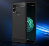 Bracevor Back Cover for Mi A2 (Black) | Brushed Texture | Rugged Armor Cover