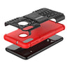 Bracevor Shockproof Samsung Galaxy M20 Hybrid Kickstand Back Case Defender Cover - Red