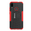 Bracevor Shockproof Xiaomi Redmi Note 7 |7 Pro | Note 7S Hybrid Kickstand Back Case Defender Cover - Red