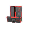 Bracevor Shockproof Xiaomi Poco F1 Hybrid Kickstand Back Case Defender Cover - Red