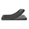 Bracevor Back Cover for Moto C Plus (Black) | Brushed Texture | Rugged Armor Cover