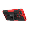 Bracevor Shockproof Xiaomi Redmi 6 |6A Hybrid Kickstand Back Case Defender Cover - Red