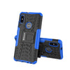 Bracevor Shockproof Mi Redmi Note 5 Pro Hybrid Kickstand Back Case Defender Cover - Blue