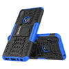 Bracevor Shockproof Asus ZenFone Max Pro M1 Hybrid Kickstand Back Case Defender Cover - Blue