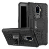 Bracevor Shockproof Lenovo K8 Plus Hybrid Kickstand Back Case Defender Cover - Black