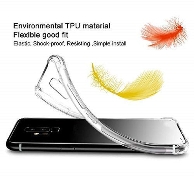 Bracevor Flexible Shockproof TPU for Nokia 8.1 | Nokia 7.1 Plus Back Case Cover | Ultimate Edge Protection | Cushioned Edges | Premium Design - Transparent