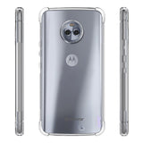 Motorola Moto X4 Flexible Shockproof TPU Back Case Cover | Ultimate Edge Protection | Cushioned Edges | Anti Slip | Premium Design - Transparent
