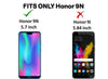 Bracevor Shockproof Honor 9N Hybrid Kickstand Back Case Defender Cover - Blue