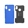 Bracevor Shockproof Mi Redmi Note 5 Pro Hybrid Kickstand Back Case Defender Cover - Blue