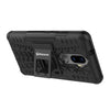 Bracevor Shockproof Lenovo K8 Plus Hybrid Kickstand Back Case Defender Cover - Black
