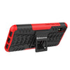 Bracevor Shockproof Xiaomi Redmi 7A Hybrid Kickstand Back Case Defender Cover - Red