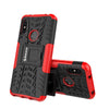 Bracevor Shockproof Xiaomi Redmi 6 Pro Hybrid Kickstand Back Case Defender Cover - Red