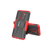 Bracevor Shockproof Xiaomi Poco F1 Hybrid Kickstand Back Case Defender Cover - Red