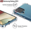 Bracevor Flexible Shockproof TPU Cushioned Edges for Samsung Galaxy M12 (Transparent)